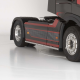 Rampes sous carénages - 2pcs - Renault T - Volvo FH 4 / 5 / AERO - 3200 à 3800 mm - Avec LEDs