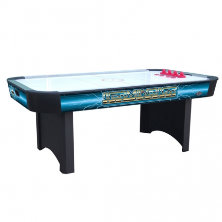 Table Air Hockey Buffalo Terminator 2 - Électrique - 213 cm - 4 poignet + 4 palets