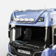 Rampe de toit MAX - 4 feux - SCANIA S/R/G 2016+ - Cabine haute - Avec ou sans LEDs