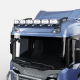 Rampe de toit WIDE - 6 feux - SCANIA S/R/G/P 2016+ - Cabine haute et normal - Avec ou sans LEDs