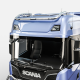 Rampe de toit INTEGRA - 2X barres de LEDs 18" - SCANIA S/R/G/P 2016+ - Cabine haute et normale