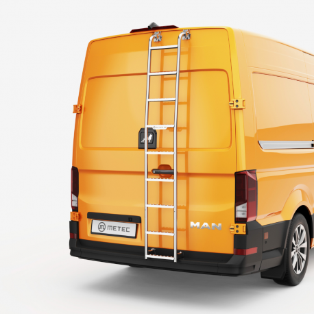 Échelle arrière H1 - H2 - H3 en inox - MAN TGE 2017+ - VW Crafter 2017+