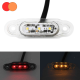 Marker 3 LEDs - DUAL COLOR - Blanc + Orange - 12-24V