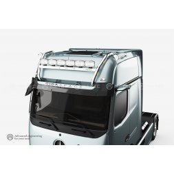 Giga Space - Rampe de toit CROSSBAR - 6 feux - Mercedes ACTROS MP4/5 2011+ - Avec LEDs