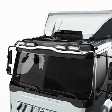 Rampe de toit TOP - 4 feux - Volvo FL 2024+ - Renault D 2024+ - Compatible visière OEM