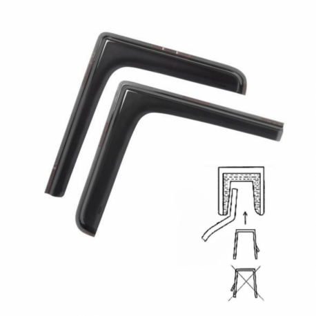Déflecteurs de vitres à agrafer - Volvo FH4 - FH5 - AERO - FM4 - FMX