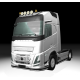 Rampe de calandre X-BAR en aluminium TRUX - Airflow - Pour 4 feux - Volvo FH AERO