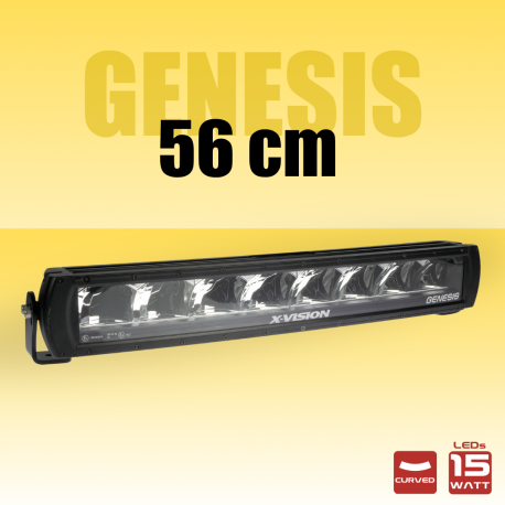 GENESIS - 56 cm - Barre de LEDs incurvée - 120W - 12-24V