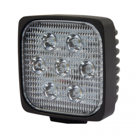 BULLBOY - Feux de travail 35W - 7 LEDs - 11x11 cm - 9-36V