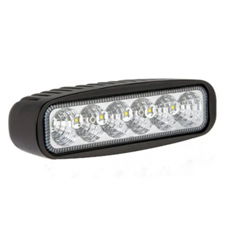 BULLBOY - Feu de travail 18W - 6 LEDs - 15x5 cm - 9-32V