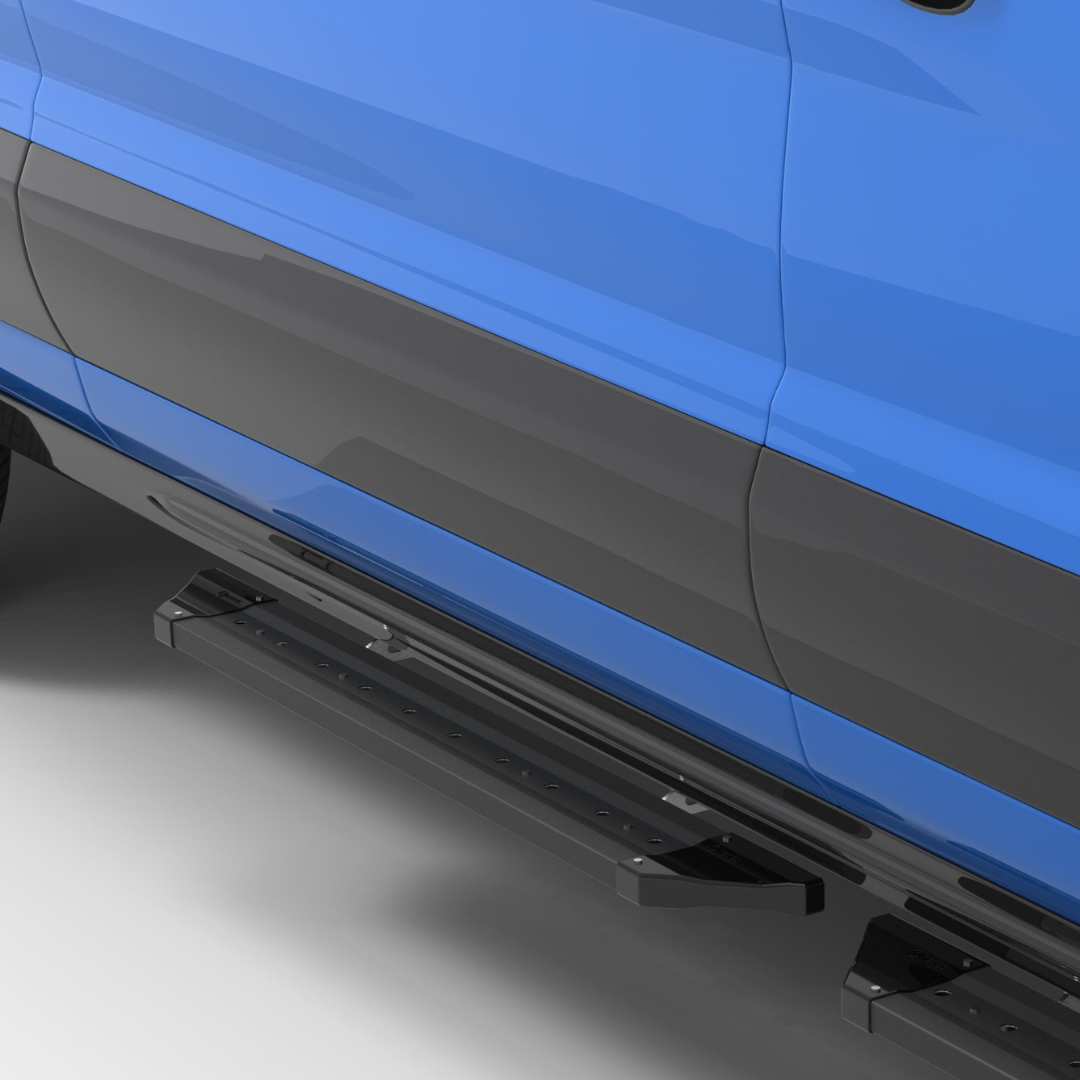 Marchepieds Latéraux Tube Style Camion 1/24 - Paire Noire, Plastique, Pour Modélisme, Diorama Pompier