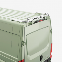 Rampes de toit arrières inox - IVECO Daily 2024+ - Avec ou sans feux de travail intégrés
