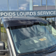 Visière pare-soleil avec découpe centrale pour radar et caméra avant - MAN TGE 2017+ - VOLKSWAGEN Crafter 2017+