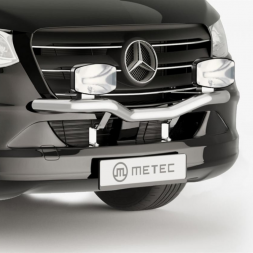 Rampe de calandre H-BAR Ø60mm - 2 feux - MERCEDES Sprinter 2018+