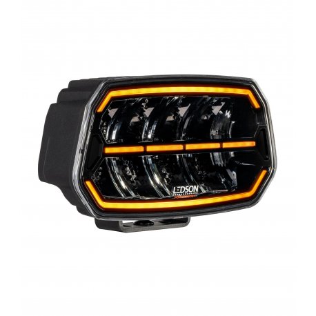 LEDSON - Feu longue portée EPIX9+ - Full LEDs - Veilleuses blanches/orange - Flash mode - 180W - 12-24V