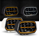 LEDSON - Feu longue portée EPIX9+ - Full LEDs - Veilleuses blanches/orange - Flash mode - 180W - 12-24V