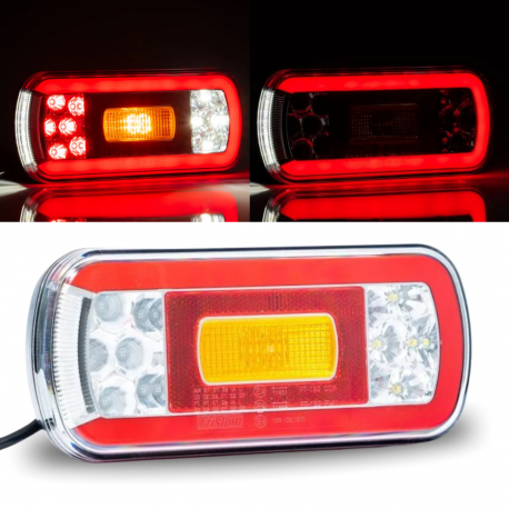 FEUX ARRIÈRE DE REMORQUE À LEDS 12-36V - 6 FONCTIONS