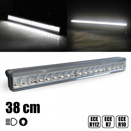 BARRE DE LEDS 38CM AVEC VEILLEUSES
