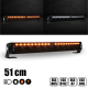 JUMBO - 51 cm - Barre de LEDs avec veilleuses + flash