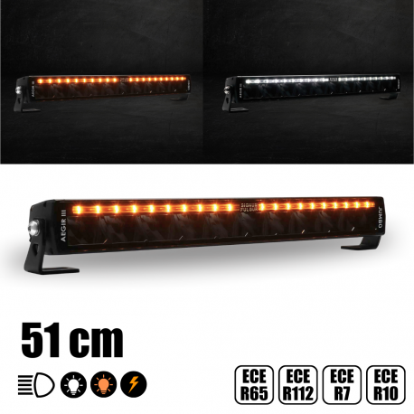 JUMBO - 51 cm - Barre de LEDs avec veilleuses + flash