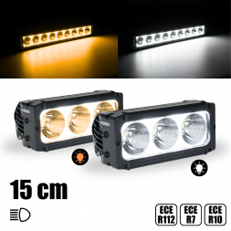 VISION X - RAMPES DE LEDS XPR-H AVEC VEILLEUSES ORANGE OU BLANCHES 15CM