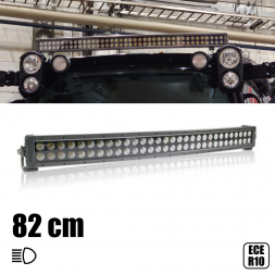 RAMPE LED 82CM DOUBLE LIGNES INCURVEE 300W