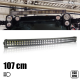 RAMPE LED 107CM DOUBLE LIGNES INCURVÉE 400W