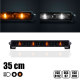 STRANDS -35 cm - Barre de LEDs DARK KNIGHT avec veilleuses blanches et orange - 67W - 12-24V