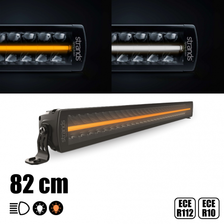 STRANDS - 82 cm - Barre de LEDs SIBERIA avec veilleuses blanches et orange - 245W - 12-24V