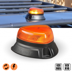GYROPHARE TRIANGULAIRE 10 - 30V ORANGE