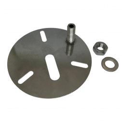 Support inox pour gyrophare - Ø112mm