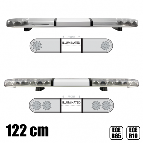 LAP - Rampe de signalisation 360° 122 cm LED Classic TITAN - 2 ou 4 modules LED - 12/24V