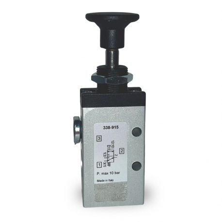 VALVE PNEUMATIQUE POUR TROMPE ACTIONNABLE A U PIED