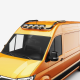 Rampe de toit H2 - 4 feux - MAN TGE 17+ - Volkswagen crafter 17+