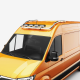 Rampe de toit H2 - 4 feux - MAN TGE 17+ - Volkswagen crafter 17+