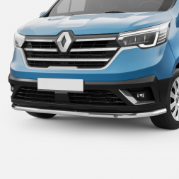 Spoilerbar inox - Renault TRAFIC 2022+ - Sans LED