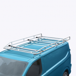 Galerie de toit en inox - Renault TRAFIC 2014+ / Ford TRANSIT CUSTOM 13-23 / Nissan NV300 2015+ / Opel VIVARO 14-19
