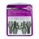 Kit antivol de roues - 4 écrous E170 - 1 clé - Volkswagen T7