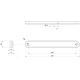 LED PLATE ROUGE 22CM