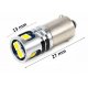 Ampoule LED BA9S (T4W) - 2W - 5 LEDs - 10-30V