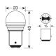 Ampoule graisseur BA15S24V 13 leds