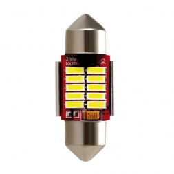 Ampoule LED blanche SV8,5-8 - Plafonnier double polarité - 10-30V