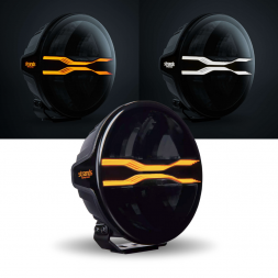 STRANDS - Projecteur FOR9T DRAGON DRIVE - Veilleuses LEDs blanches et orange - 30W - ⌀220mm - 12/24V