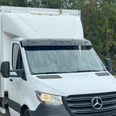 Visière pare-soleil LEDs intégrées - Mercedes SPRINTER 2006+ / Volkswagen CRAFTER 2017+ - 12V