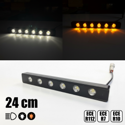 Ultra Slim - 38 cm - Barre de LEDs avec veilleuses B/O - 50W - 12-24V