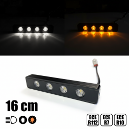 Ultra Slim - 38 cm - Barre de LEDs avec veilleuses B/O - 50W - 12-24V