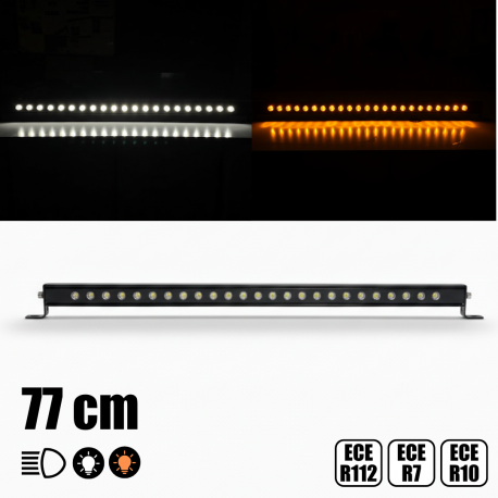 Ultra Slim - 38 cm - Barre de LEDs avec veilleuses B/O - 50W - 12-24V