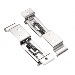 Fixateur cache et attache plaque immatriculation - extensible