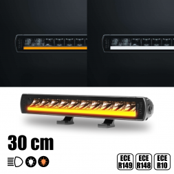 STRANDS - 30 cm - Barre de LEDs SIBERIA avec veilleuses blanches et orange - 50W - 12-24V