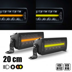 STRANDS - 20 cm - Barre de LEDs SIBERIA avec double veilleuses - 28W - 12-24V